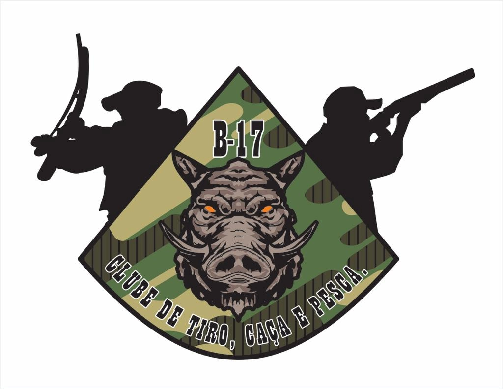 Logo B-17 CLUBE DE TIRO, CACA E PESCA LTDA